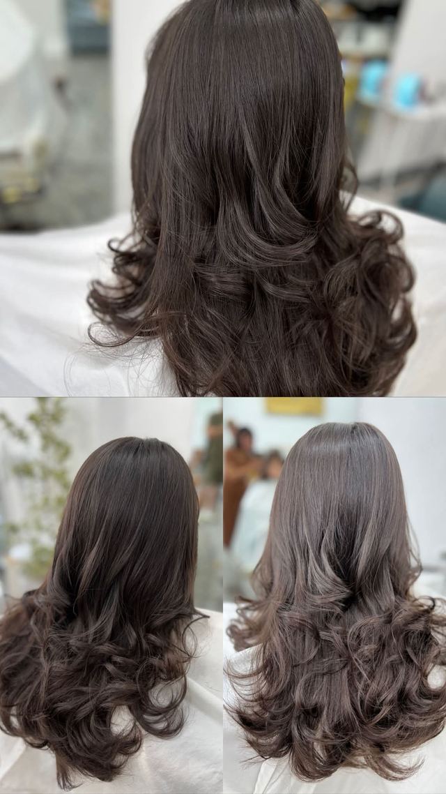 C-curl perm at 오월에 salon